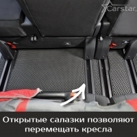 Автомобильные коврики EVA на Citroen SpaceTourer 8 мест, не Long (2016-2024)