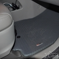 Коврики текстильные на Kia Carnival III (9мест) 2+2 без трансформеров (2014->)