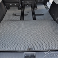 Коврики текстильные на Kia Carnival IV (8мест) Россия (2020->) 