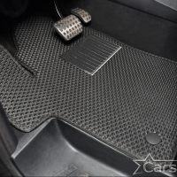 Коврики текстильные на Mercedez-Benz V-klasse II W447 (2 ряд - 2 места с проходом) (2014->)