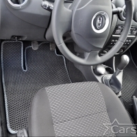 Двухслойные коврики EVA на Lada Largus I 3 ряда (2012-2021)