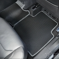 Двухслойные коврики EVA на Skoda Kodiaq I 3 ряда (2016->)