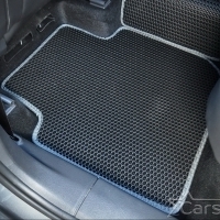 Двухслойные коврики EVA на Skoda Kodiaq I 3 ряда (2016->)