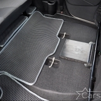 Двухслойные коврики EVA на Lada Largus I рестайл 3 ряда (2021->)