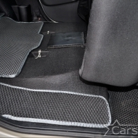 Двухслойные коврики EVA на Lada Largus I рестайл 3 ряда (2021->)