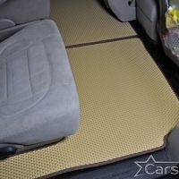 Автомобильные коврики EVA на Dodge Grand Caravan V (2007-2020) 2 ряд: кресла 2+1 без прохода