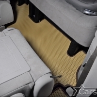 Автомобильные коврики EVA на Chrysler Town & Country V (2007->) 2 ряд: кресла 2+1 без прохода