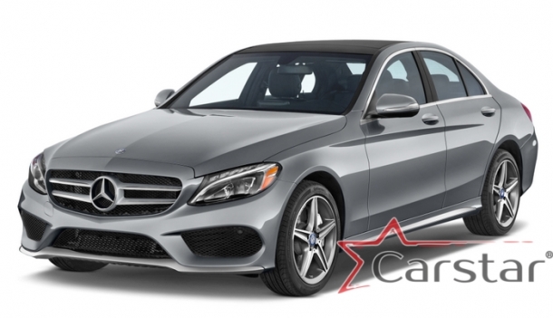 Двухслойные коврики EVA для Mercedes-Benz C-klasse IV W205 (2014->)