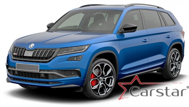 Двухслойные коврики EVA для Skoda Kodiaq I (2016->)