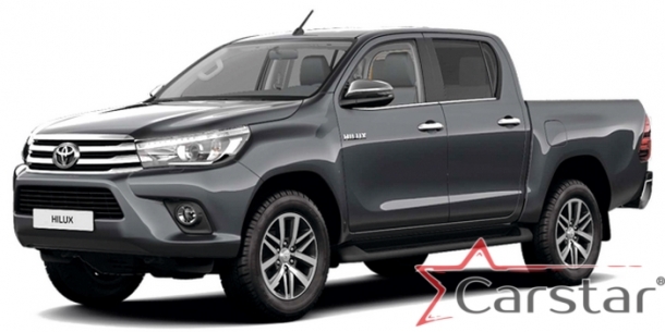 Двухслойные коврики EVA для Toyota Hilux VIII (2015->