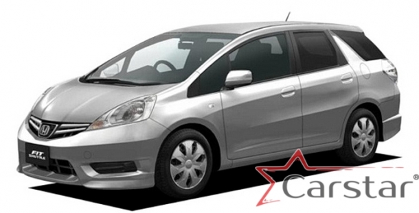 Двухслойные коврики EVA для Honda Fit II Shuttle пр.руль (2007-2014)