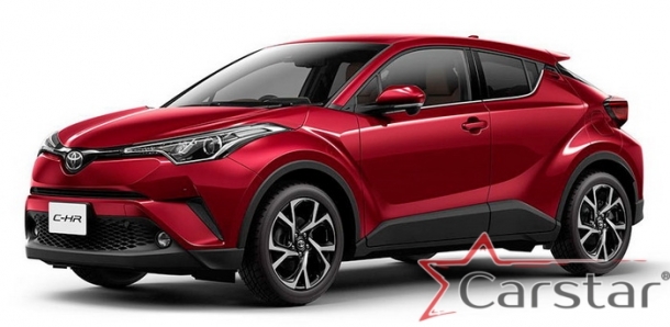 Двухслойные коврики EVA для Toyota C-HR I пр.руль (2016->)