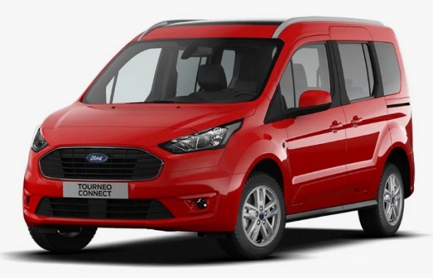 Текстильные коврики для Ford Tourneo Connect рестайл (2018-2022) 