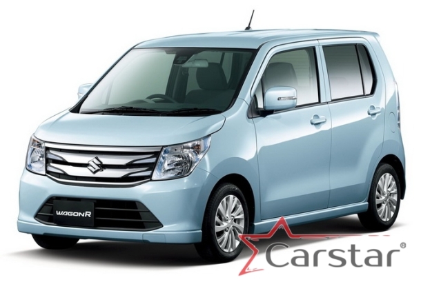Двухслойные коврики EVA для Suzuki Wagon R пр.руль V (2012-2017) 