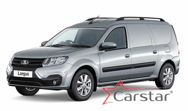 Двухслойные коврики EVA для Lada Largus I рестайл _фургон (2021->)