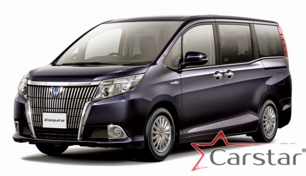 Автомобильные коврики EVA 3D для Toyota Esquire I пр.руль (2014->)